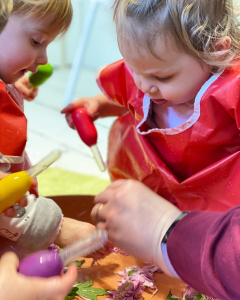 waterplay in aprons